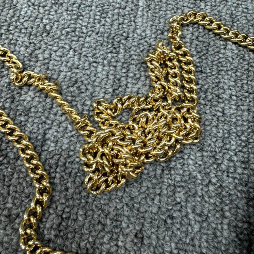 100% Authentic GUCCI Horsebit Chain Wallet Shoulder Bag - Picture 11 of 11